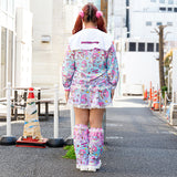 グラデふわちゃん スカート(プラスサイズモデルVer.)