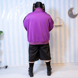 Blood Pack/Pill Bottle Jersey Jacket Purple (Plus Size Ver.)
