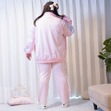 Blood Pack/Pill Bottle Jersey Jacket Pastel Pink/Pastel Blue  (Plus Size Ver.)