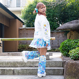 グラデゆめちゃん レッグウォーマー(プラスサイズモデルVer.)