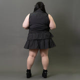 PUNKS ZIP DRESS PLUS SIZE