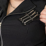 PUNKS ZIP DRESS PLUS SIZE