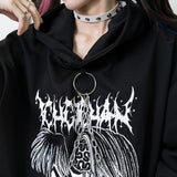 Brain Drain Girl Hoodie with Short Sleeves