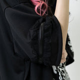 Brain Drain Girl Hoodie with Short Sleeves