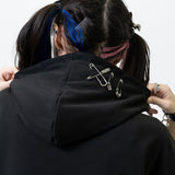 Brain Drain Girl Hoodie with Short Sleeves