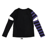 Asymmetry Skull Long Sleeve Tee