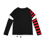 Asymmetry Skull Long Sleeve Tee