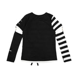 Asymmetry Skull Long Sleeve Tee