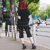 Asymmetry Skull Long Sleeve Tee
