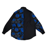 をち水 アシメシャツ NAVY