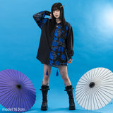 をち水 アシメシャツ NAVY