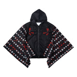 Higanbana Kimono ZIP Hoodie (Plus Size Ver.)