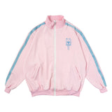 Blood Pack/Pill Bottle Jersey Jacket Pastel Pink/Pastel Blue  (Plus Size Ver.)