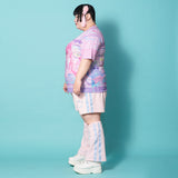 [プラスサイズ]安心 ジャージショートパンツ P.PI/P.BL