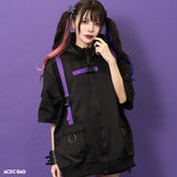 UZURAI JACKET PURPLE Short Sleeves