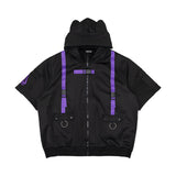 UZURAI JACKET PURPLE Short Sleeves