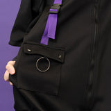 UZURAI JACKET PURPLE Short Sleeves