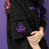 UZURAI JACKET PURPLE Short Sleeves
