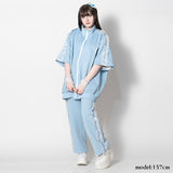 [Short Sleeves]  Magical Jersey Jacket P.BL