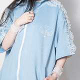 [Short Sleeves]  Magical Jersey Jacket P.BL