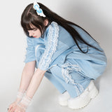 [Short Sleeves]  Magical Jersey Jacket P.BL