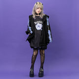 LOVE PUNK ZIPパーカー パープル