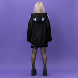 LOVE PUNK ZIPパーカー パープル