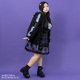LOVE PUNK ZIPパーカー パープル