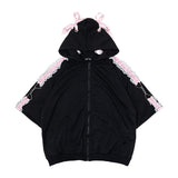 [Short Sleeves] LOVE PUNK ZIP HOODIE 