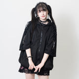 [Short Sleeves] LOVE PUNK ZIP HOODIE 