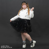 [プラスサイズ]LOVE PUNK ミニスカート
