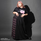 [プラスサイズ]LOVE PUNK ロングスカート