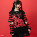 PUNKYバニー ロンT RED