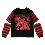 PUNKYバニー ロンT RED