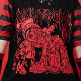 PUNKYバニー ロンT RED