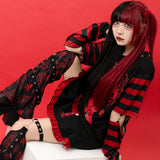 PUNKYバニー ロンT RED