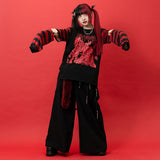 PUNKYバニー ロンT RED