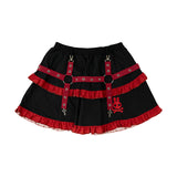 PUNKYバニー スカート RED