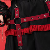 PUNKYバニー スカート RED