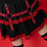 PUNKYバニー スカート RED