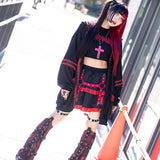 PUNKYバニー スカート RED