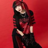 PUNKYバニー アームカバー RED