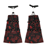 PUNKY BUNNY LEG WARMERS RED