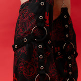 PUNKY BUNNY LEG WARMERS RED