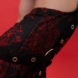 PUNKY BUNNY LEG WARMERS RED