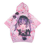 LOVE GIRL HOODIE Short Sleeves