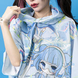 CYBER JELLYFISH HOODIE Short Sleeves