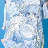 CYBER JELLYFISH HOODIE Short Sleeves