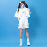 CYBER JELLYFISH CROPPED JACKET Short Sleeves