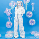 Cyber Jellyfish Cropped Jacket